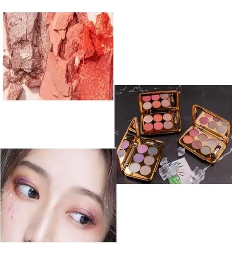 Paleta De Sombras Glitter Dorada Impeccablery #01