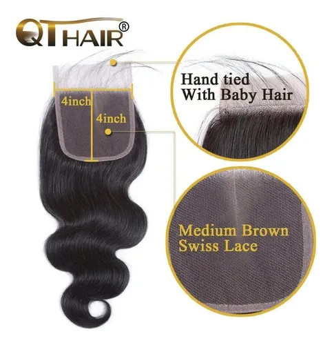 Extensiones De Cabello Humano Virgen Brasileño Qthair 12a On