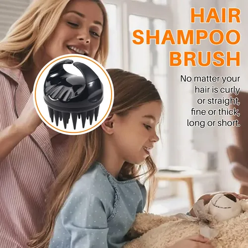 Champú De Silicona Para Cabello Y Cuero Cabelludo, Masaje .