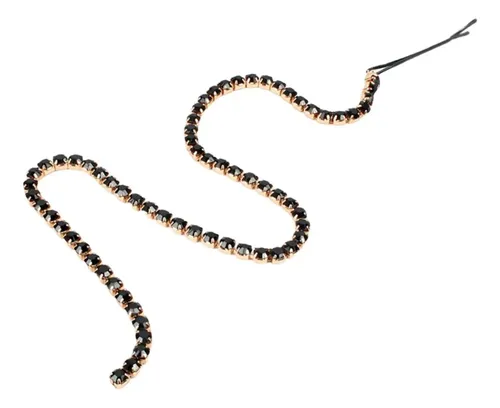 Con Cadena De Borlas, , Diadema Para Mujer, Diadema Negro