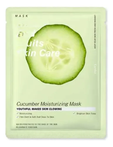 Mascarilla Facial De Pepino Hidratante Descongestiva Sadoer