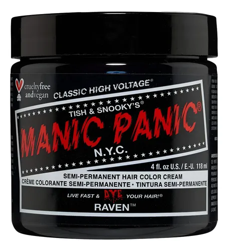 Manic Panic Raven Classic – Tinta Semipermanente Vegana