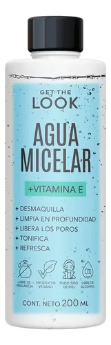 Agua Micelar Get The Look X 200 Ml