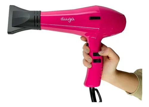 Secador De Pelo Profesional Duga 3600 D3600 Color Rojo