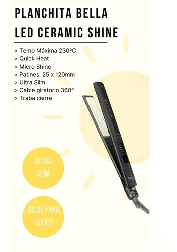 Planchita Pelo Alisador Profesional Ceramic Digital Garantia Plancha Cabello Garantia Oficial