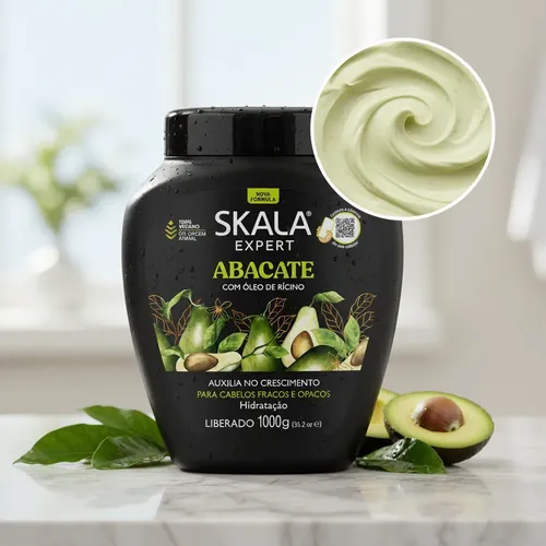 Skala Abacate Mascara Capilar Hidratacion Y Brillo 1000 Gr
