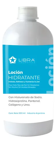 Locion Tonica Hidratante Refresca Humecta X 500ml Libra