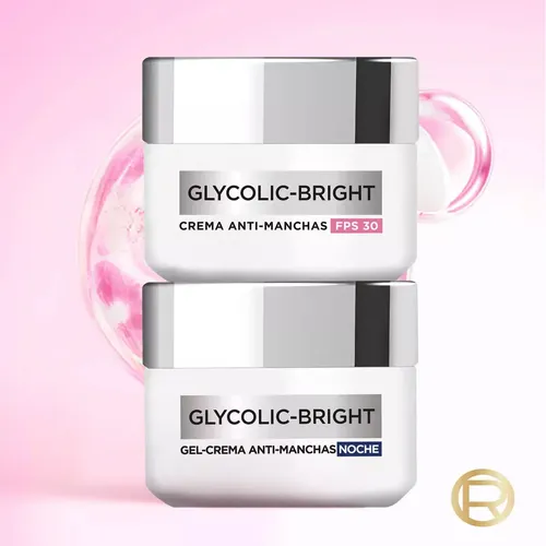 Loreal París Crema Día Anti Manchas Glycolic Bright 50ml