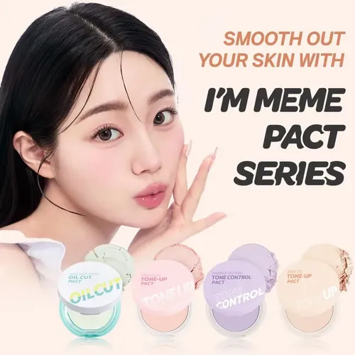 Polvo Compacto Fijo De Control De Grasa I’m Meme 10 G