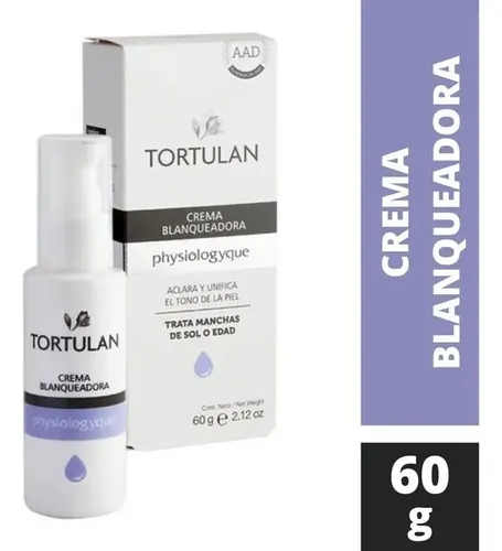 Tortulan Crema Blanqueadora Para Manchas De Sol Y Edad