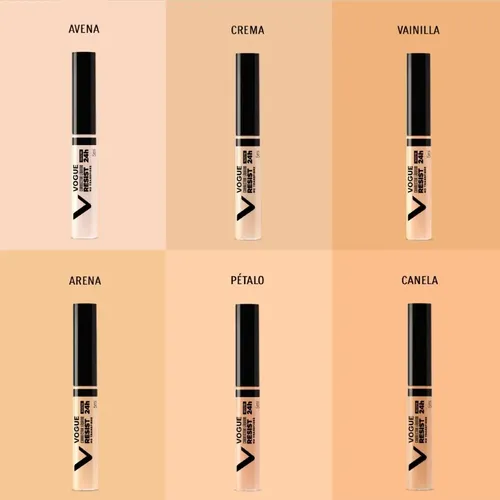 Corrector de Ojos Liquido Vogue Resist Tono Pétalo