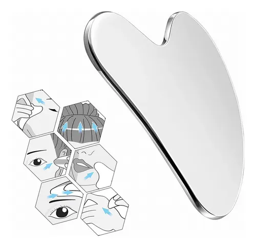 Herramienta De Terapia Linfática Inoxidable Gua Sha Tool Ste