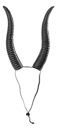 Diadema De Cuerno De Antílope Negro Para Disfraz Y Maquillaj