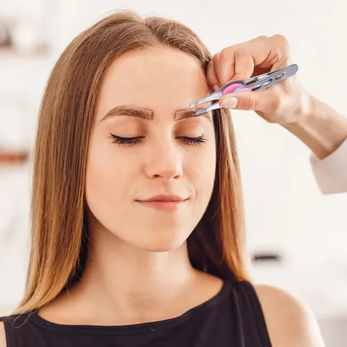 Pinzas Creativas De Acero Inoxidable Para Cejas, 4 Unidades