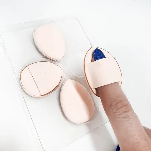 Mini Esponjas de Maquillaje Jessamy Cisne 4 Unidades Color Claro