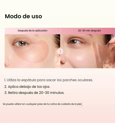 Parche Ojos Colágeno Anti Ojeras Y Arrugas 60 Uds Biodance