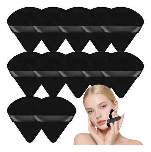 Set De 12 Esponjas De Polvo Triangulares Para Polvo Facial