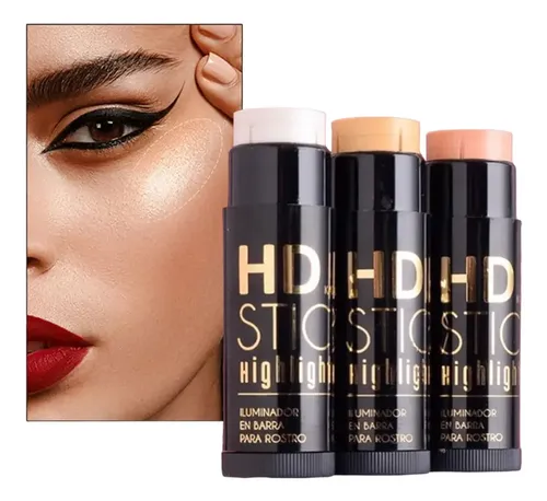 Stick Hd Highlighter – Iluminador En Barra – Katalia Tono Del Maquillaje Gold
