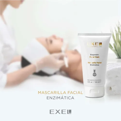 Máscara Facial Enzimática Exfoliante Peeling Exel Tipo de piel Todo tipo de piel
