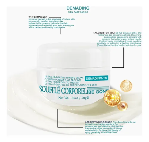Crema Corporal Reafirmante, Crepe Ultrahidratante Para Piele
