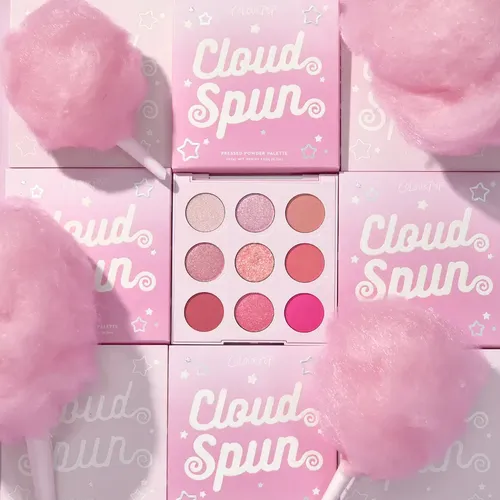 Paleta De Sombras Colourpop Cloud Spun Rosa 9 Tonos Brillant