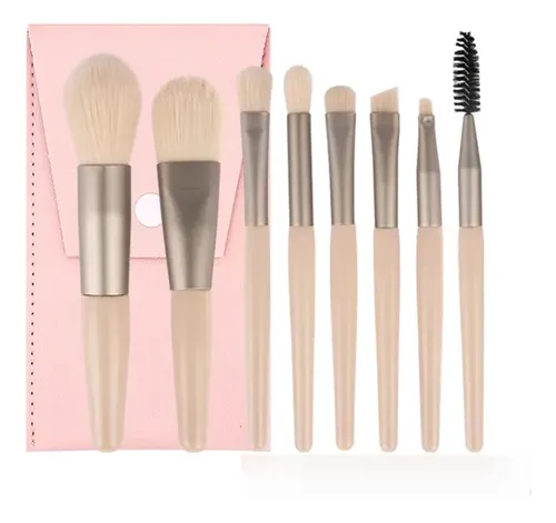 Kit De Brochas Cosméticas, Juego De Maquillaje Portátil Prof