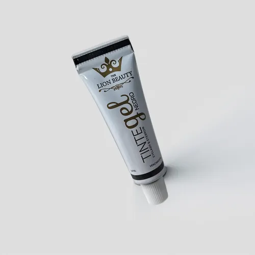 Kit Tinte Gel Negro The Lion Beauty Para Pestañas Y Cejas