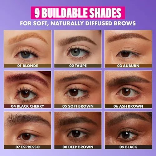 Lápiz De Cejas Nyx Powder Louder 1.13g Vegano Rubio