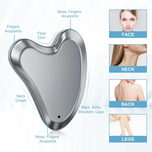 Herramienta De Masaje Con Piedras De Terahercios Gua Sha Too