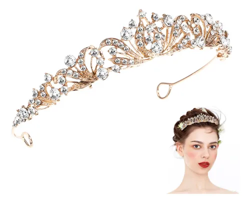 Diadema De Pedrería Para Novia Corona De Boda Para Novia