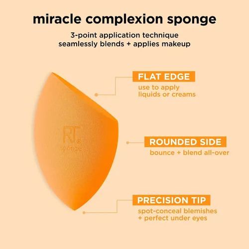 Esponja Para Mezclar Maquillaje Real Techniques Miracle Comp
