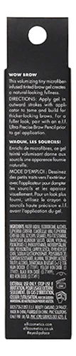 Gel Para Cejas E.l.f. Cosmetics Wow Con Fibras Color Marrón