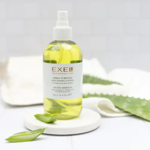 Kit Facial Exel Gel Limpieza Loción Herbácea Vitamina C