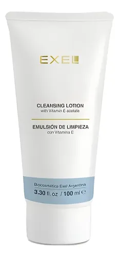 Emulsion De Limpieza Vitamina E Exel Por 100ml. Demaquilla.