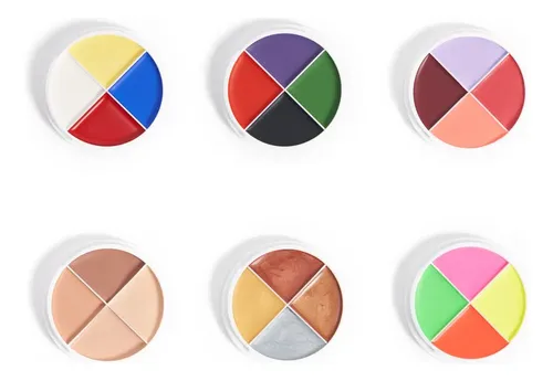 Cuarteto De Maquillaje Cremoso Artístico – Bella Dersina Tono Cuartetos Primarios