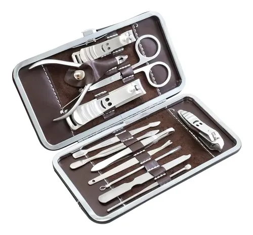 Set Manicura Pedicura 12 Piezas Cuidado Personal P2ns