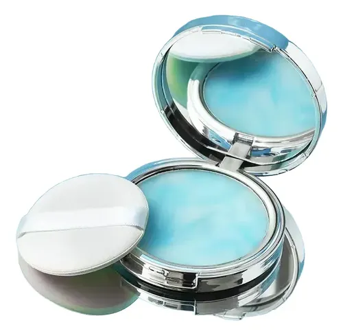 Base Polvo Efecto Cielo Azul Sin Ceniza Control Aceite Natur
