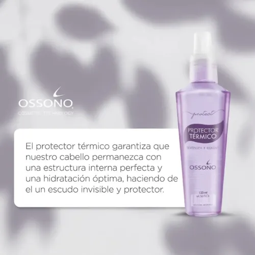 Mascara Keratina Protector Termi Crema Peinar Kitx3 Ossono