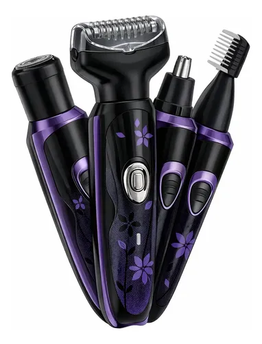 Depiladora Eléctrica 4 En 1 Portatil Usb Mujer Cuerpo Bikini