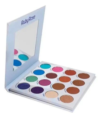 Paleta De 16 Sombras Para Ojos Ruby Rose Winter Storm