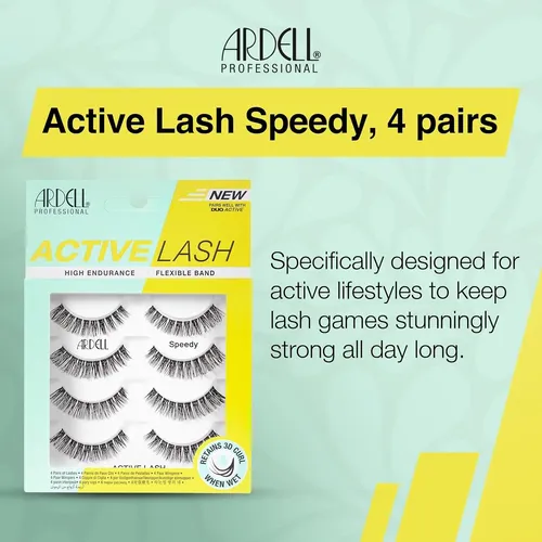 Pestañas Postizas Ardell Active Lash Speedy 4 Pares
