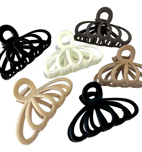 Pack 6 Broches Pinzas Ganchos Para Pelo Cabello Importados