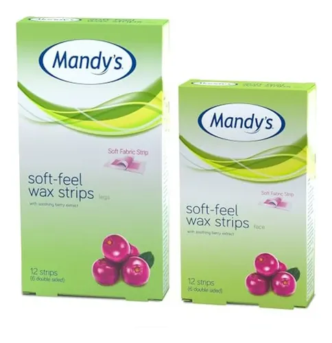 Paquete Combinado De Tiras De Cera Mandy’s Soft Feel