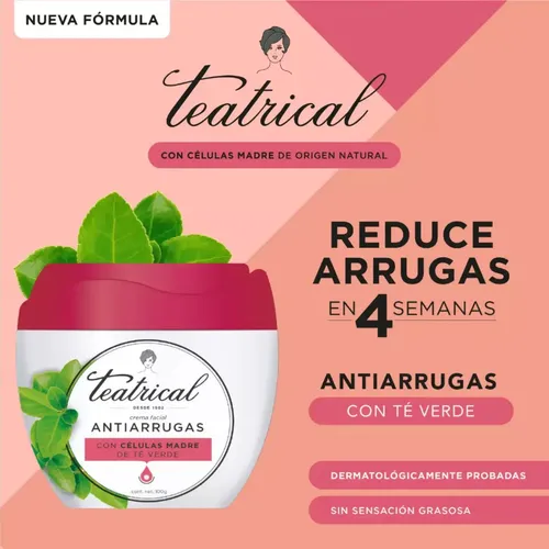 Teatrical Crema Facial Antiarrugas 100gr