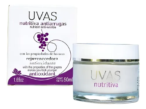 Carmen Suain Uvas Crema Nutritiva Antiarrugas Concentrada Premium 50ml Todo tipo de piel