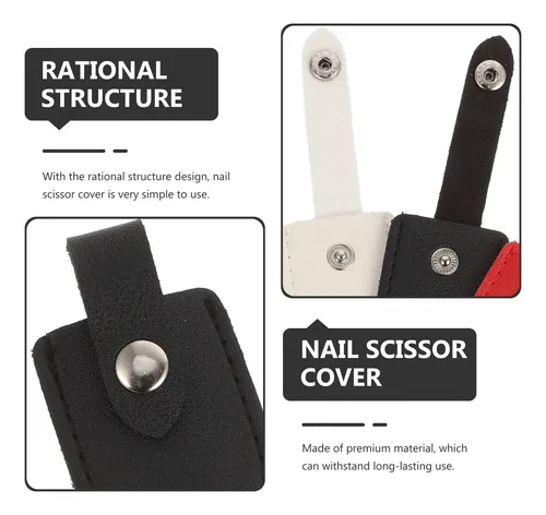 Protector De Tijeras Para Cutículas Y Cortaúñas, 4 Unidades