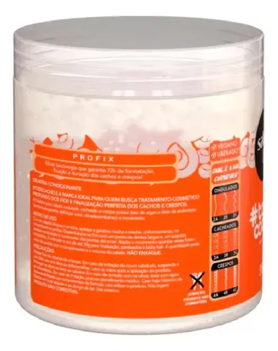 Salon Line To De Cacho Gelatina Nutritiva Anti Frizz 550gr