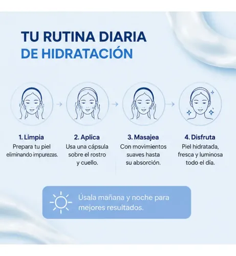 Dcvvdxcreme Crema Hidratante De Cápsulas Con Ácido Hialuróni