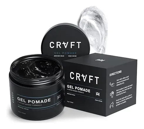 Pomada En Gel Crvft Hair Craft Co High Shine Medium Hold