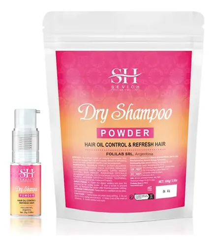 Shampoo Polvo + Recarga Seco Limpieza Total Profunda Capilar